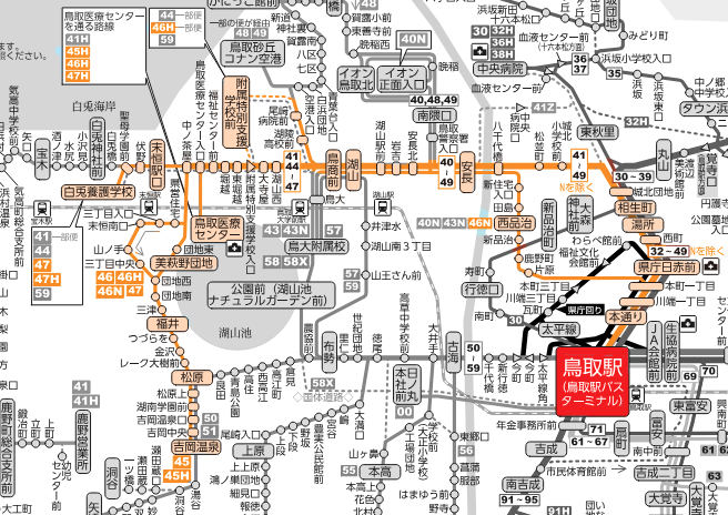 (44-47)湖山池線路線図