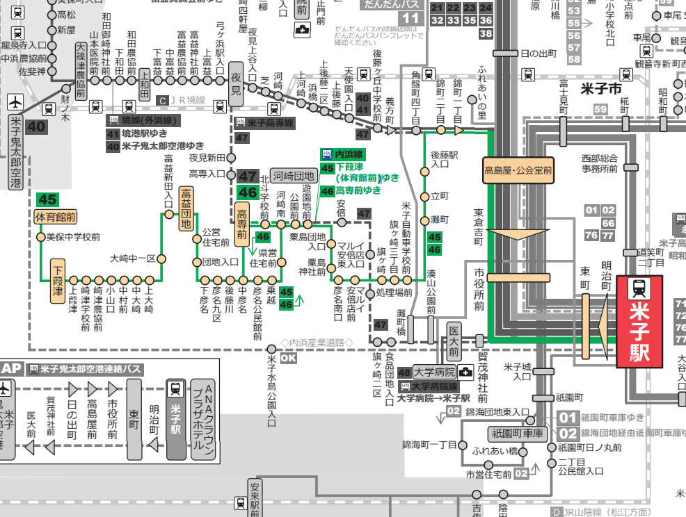 (45-46)内浜線路線図