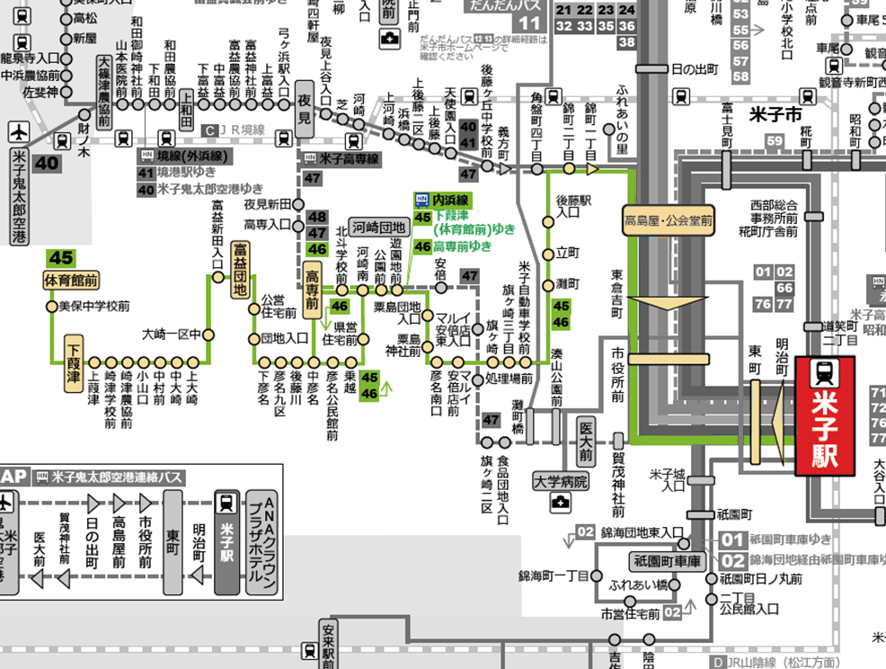 (45-46)内浜線路線図